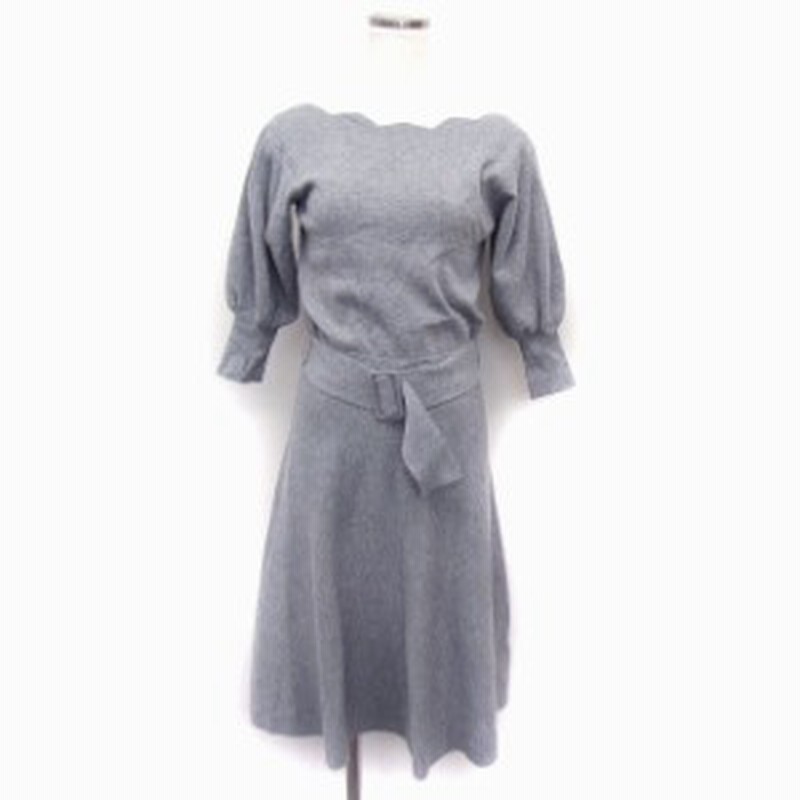 中古 トランテアン ソン ドゥ モード 31 Sons De Mode ワンピース ニット レース フレア スカラップネック 6部袖 通販 Lineポイント最大5 0 Get Lineショッピング