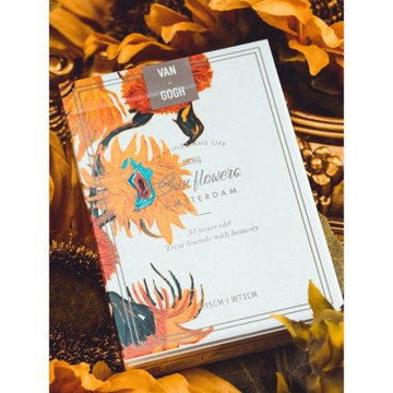 匯奇高顏值花切撲克牌梵高白玫瑰V3夾竹桃杏樹太陽花百日菊洛可可