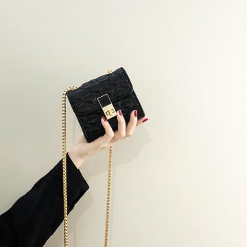 網紅迷你小包包女包2024新款潮時尚菱格鏈條包ins百搭單肩斜挎包