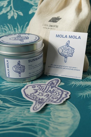 香氛旅行蠟燭|翻車魚—日光之舞|藍色水族館