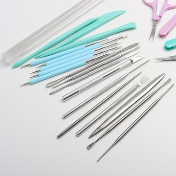 超輕粘土 工具 套裝 彩泥軟陶 泥塑 石塑 黏土 壓泥板 手工製作 diy專用 水晶滴膠模具 翻糖模具 黏土工具