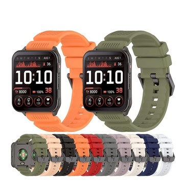 【鎧甲錶帶】適用 Garmin Venu X1 專用 錶帶寬度 24mm 運動 排汗 矽膠 腕帶