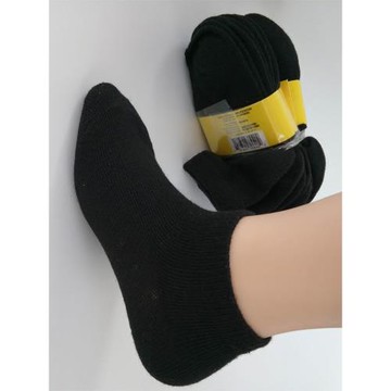 兒童樂園一次性襪子耐穿棉襪小孩短襪防護襪短筒運動襪船襪黑色襪