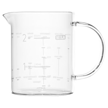 MILA 經典咖啡配方量杯 ML-G813  350ml  透明色  1個