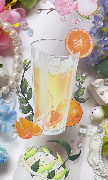 3225 水果派對 PET 紙膠帶 貝殼光 10米卷