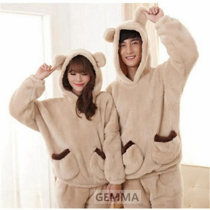 ペアルック ルームウェア 冬 カップルパジャマ 可愛い ペアパジャマ 裏起毛 お揃い お祝い プレゼント 部屋着 寝巻き 防寒対策 彼女 彼氏 夫婦 記念日 通販 Lineポイント最大get Lineショッピング