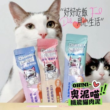 【AOYI奧藝】MIT健康機能貓肉泥（ 低鈉 低脂 無添加）三種口味可選 15g/入 貓零食 貓條