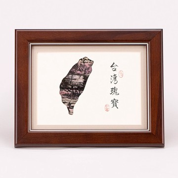 七彩玫瑰石板畫(桌上型)平面│台灣瑰寶│送外國朋友聖誕禮物首選