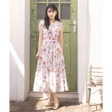 日系日單to * c * co2025夏款甜美印花連衣裙