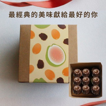 3天內出貨【逗可可】暢銷超人氣／香草可麗露９入禮盒／宜蘭500甜／伴手禮／DOCOCO Dessert