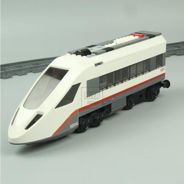 城市遙控高速客運列車和諧號火車60051兒童拼裝中國積木玩具02010