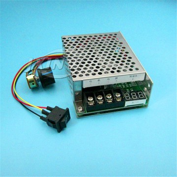 雙向 正轉 反轉 直流電機調速器 帶數顯刻度轉速表 40A 12V24V36
