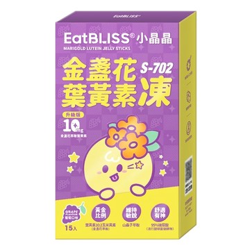 Eat BLISS 益比喜 小晶晶金盞花葉黃素凍升級版，含北歐山桑子和黑醋栗萃取，無防腐劑和人工色素  150g  1盒