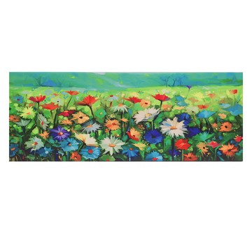 24mama 掛畫 單聯式 藝術雛菊花園  80 x 30cm