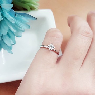 【絕版出清品】蒲公英與小花。925銀造型尾戒