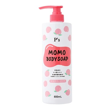 P's 桃子 沐浴露  800mL  1瓶