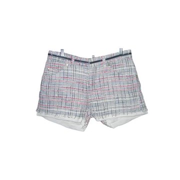 Dsquared2 D2女士低腰香風漆皮修飾 解構磨邊休閑短褲熱褲 IT40