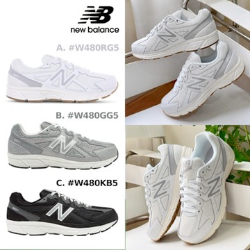 【New Balance】480系列復古鞋_中性_3款任選(W480RG5/W480GG5/W480KB5)(Y購/網路獨家)