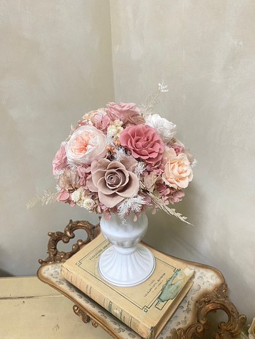 【關於花藝 │畢德麥法式桌花】 開幕花禮 客製花禮 居家布置面交