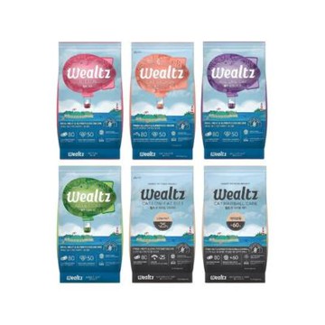 Wealtz維爾滋-1.2kg(300g*4EA) 天然無穀寵物糧 化毛貓/全齡貓/低脂高纖貓 (購買第二件贈送寵喵樂-貓草玩具x1包)