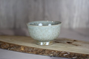 【秋冬好禮】100ml 草灰釉 手作茶杯 酒杯 陶作家施淑芬純手作