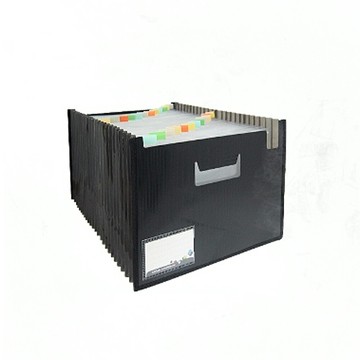 HFPWP 24層風琴夾+車邊+名片袋 可展開站立 版片加厚 專利商品 /個 F42495-SN【CUBE卡最高10%回饋】