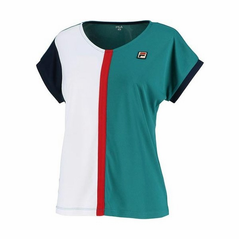 フィラ Fila レディース テニスウェア ゲームシャツ ダークグリーン Vl41 26 ゲームウェア アシンメトリー Tシャツ 練習着 トップス ウォームアップ 通販 Lineポイント最大0 5 Get Lineショッピング