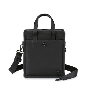 【PORTER INTERNATIONAL】剛正俐落 DEAN系列 手提包(黑色)