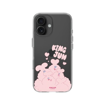 iPhone 16 Clear Case（相機按鈕） 透明 - KINGJUN - 滿滿的愛