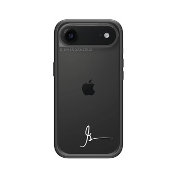 iPhone Air Mod NX -邊框背蓋組合 (相機按鈕) 黑 - JOCR - Signature - White