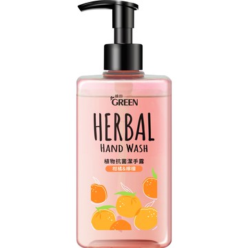 綠的GREEN 植物抗菌潔手露 柑橘&檸檬 350ml