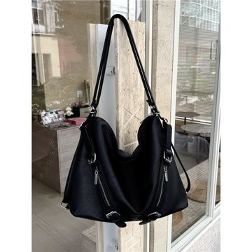 DIUDIU小眾設計大容量百搭單肩托特包一包多背斜挎包機車雙肩包