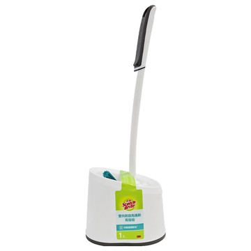 3M Scotch-Brite 百利 雙向刷頭馬桶刷底座組  1組