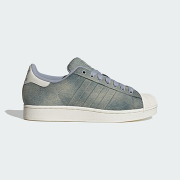 Adidas 愛迪達 Superstar II [IH9246] 男 休閒鞋 復古鞋 經典 貝殼頭 水洗丹寧 藍灰