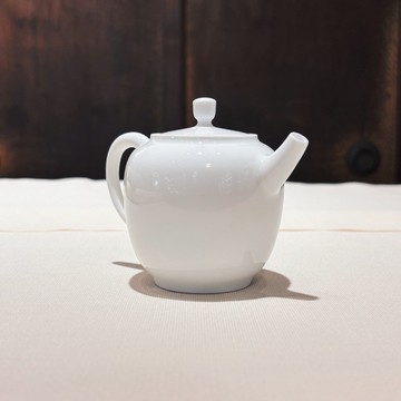 拾金 白瓷 青花 高風壺