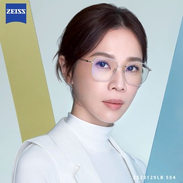 ZEISS 光學眼鏡 ZS23129LB 554 鈦金屬 多邊方框 - 金橘眼鏡