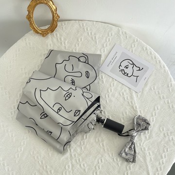 太陽傘女防曬防紫外線女簡約高級感雨傘晴雨兩用遮陽傘雨傘ins風