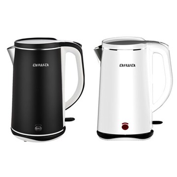 AIWA 愛華 雙層防燙電茶壺(冰雪白/磨沙黑) / 台 DKS110518【APP滿額下單10%點數(單一帳號最高5000點)】1/31止