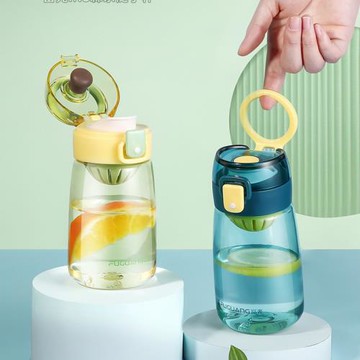 富光塑料水杯女夏季學生運動便攜耐高溫防摔隨手杯男過濾泡茶杯子