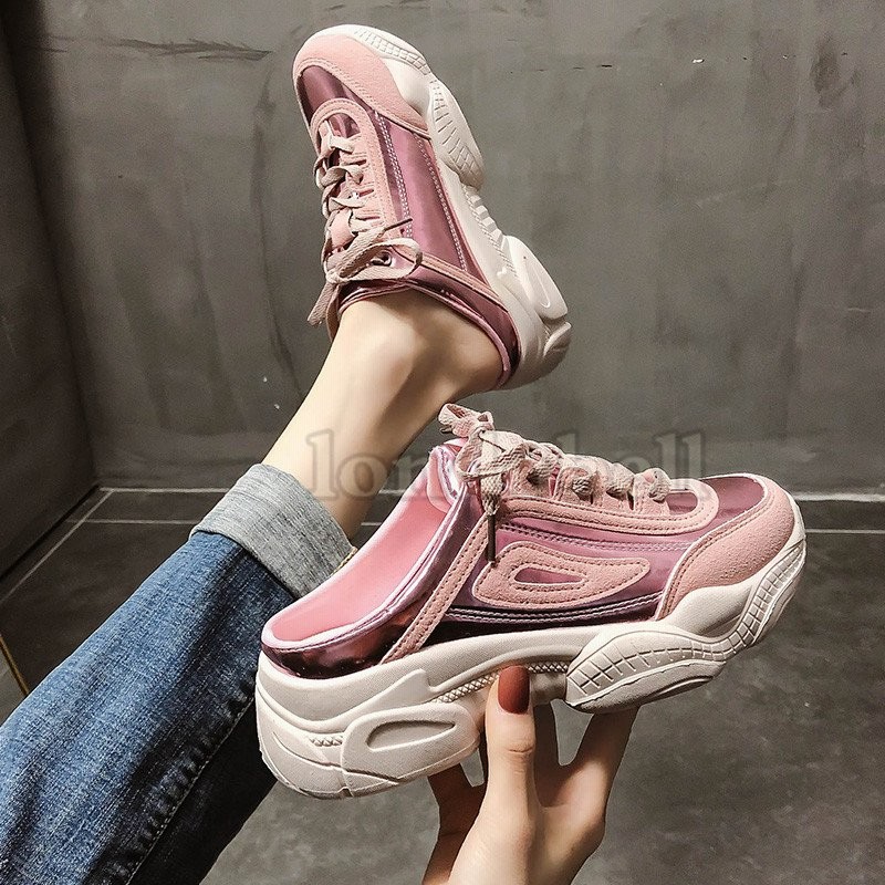 レディース厚底 かかとなしサンダル ローカットスニーカー スリッポン スリッパ プラット靴 レースアップ バブーシュ 歩きやすい 美脚 カジュアル 通気 2色 通販 Lineポイント最大0 5 Get Lineショッピング