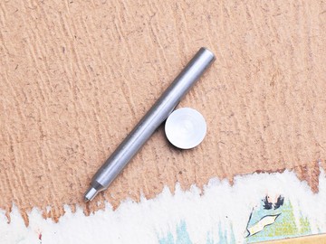 小跳豆系列—四合釦衝釦器連底座 12.5mm釦面適用  皮革工具 DIY