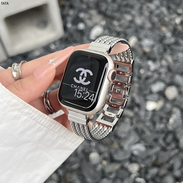 【免運】 AppleWatch 鏤空手鐲錶帶 金屬錶帶 S7 S8 44mm 40mm 45mm 41mm 女士錶帶
