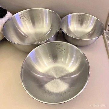 🌸好貨優選💖 316不銹鋼料理盆 打蛋碗 和麵碗 沙拉涼拌水果碗 烘焙家用碗 沙拉碗 湯碗 不鏽鋼大盆