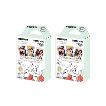 富士 instax mini 新維尼底片 2盒 (2入共20張)