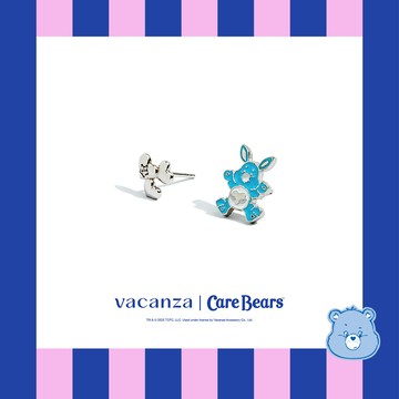 vacanza x Care Bears 聯名｜Swift Heart Rabbit 銀針耳環 #新年飾品 #新年禮物
