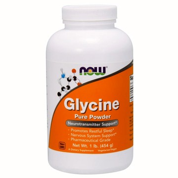 Glycine Powder 1 Lb. by Now Foods