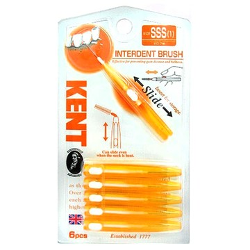 KENT齒間刷SSS(1)6P/橘