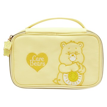 【Grace Gift】【CareBears-幽默/牢騷/愛心/鑽石小熊萬用手提旅行化妝包】聖誕節 交換禮物
