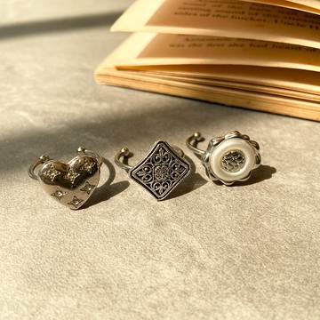 不銹鋼鈕扣戒指