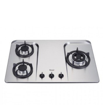 (全省安裝)林內三口檯面爐防漏爐不鏽鋼鑄鐵爐架(與RB-H301S同款)瓦斯爐桶裝瓦斯RB-H301S_LPG ★送陶板屋餐券1張